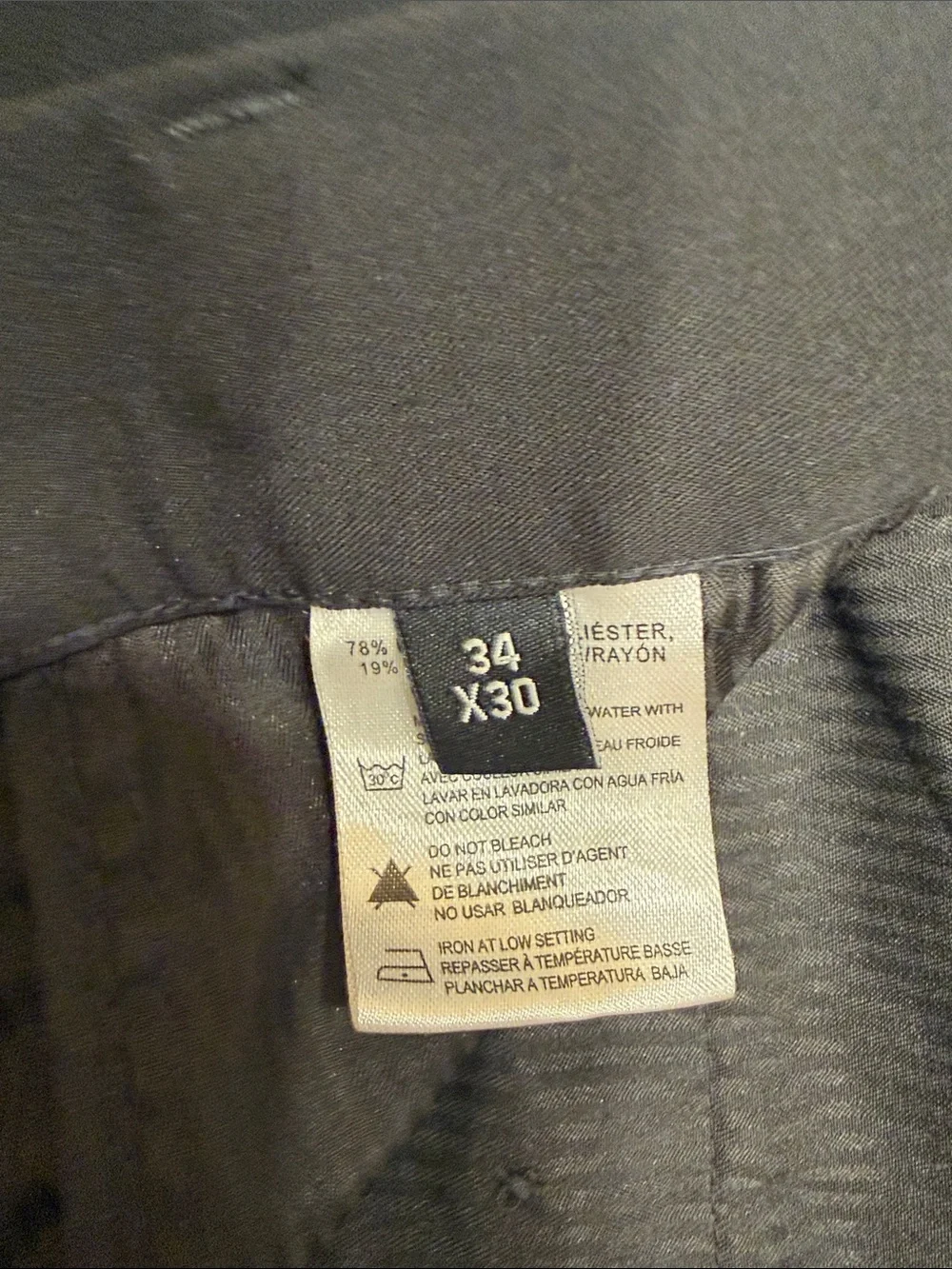 Report Collection Black Men's Dress Pants - Slim Tailored Look